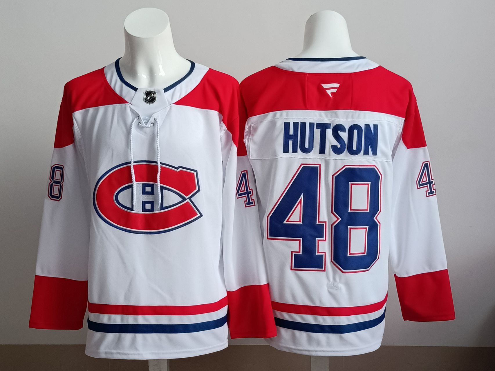Men 2025 Montreal Canadiens #48 Hutson White NHL Jersey style 01->montreal canadiens->NHL Jersey